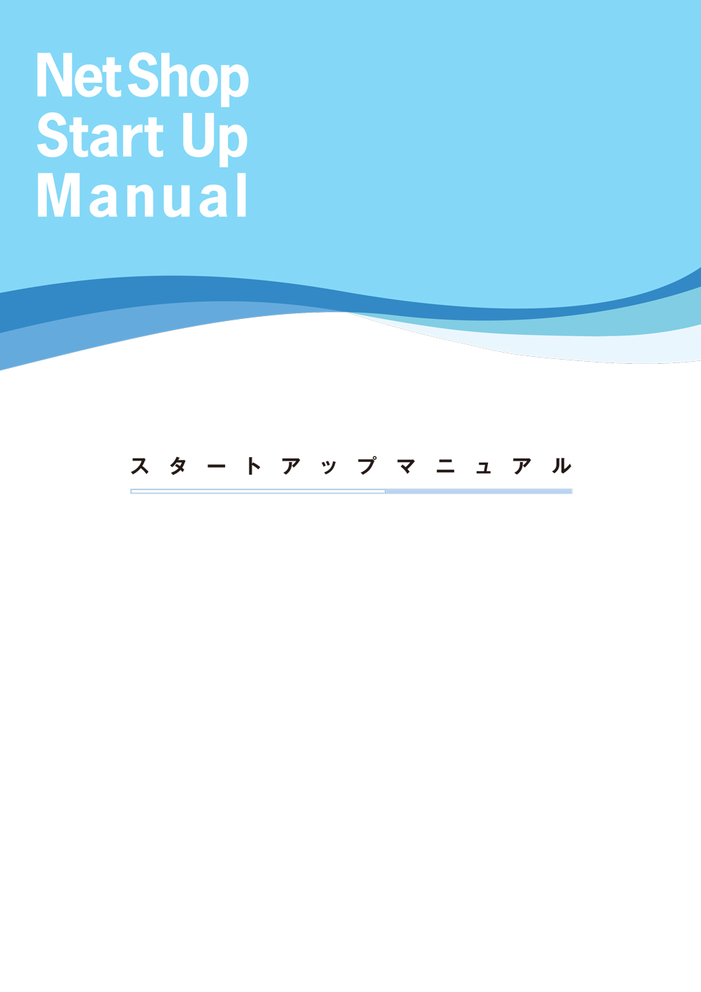 スタートアップマニュアル